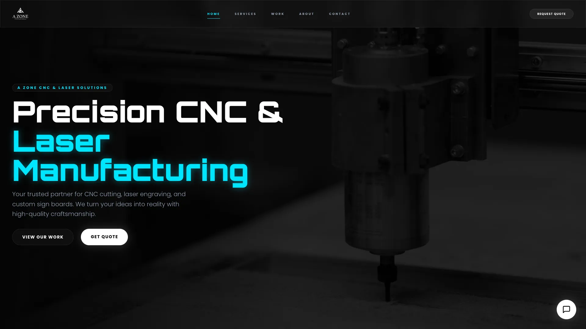 A zone CNC web